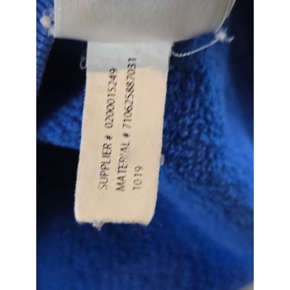 Polo Ralph Lauren Full Zip Hoodie Mens XL Blue Embroidered Pony Waffle Hood